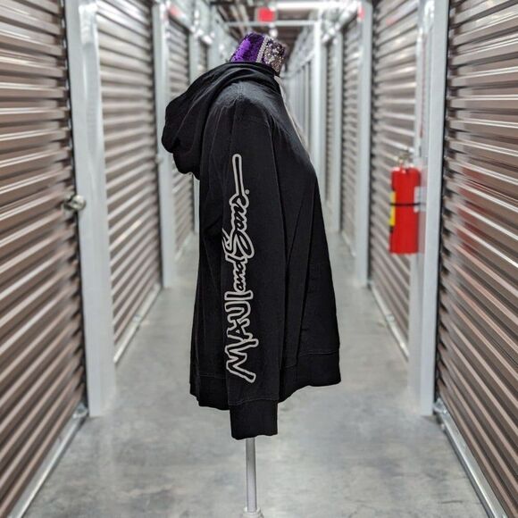 American Eagle Outfitters x Maui and Sons XL Black Logo Hoodie w Front Pocket - Picture 5 of 7